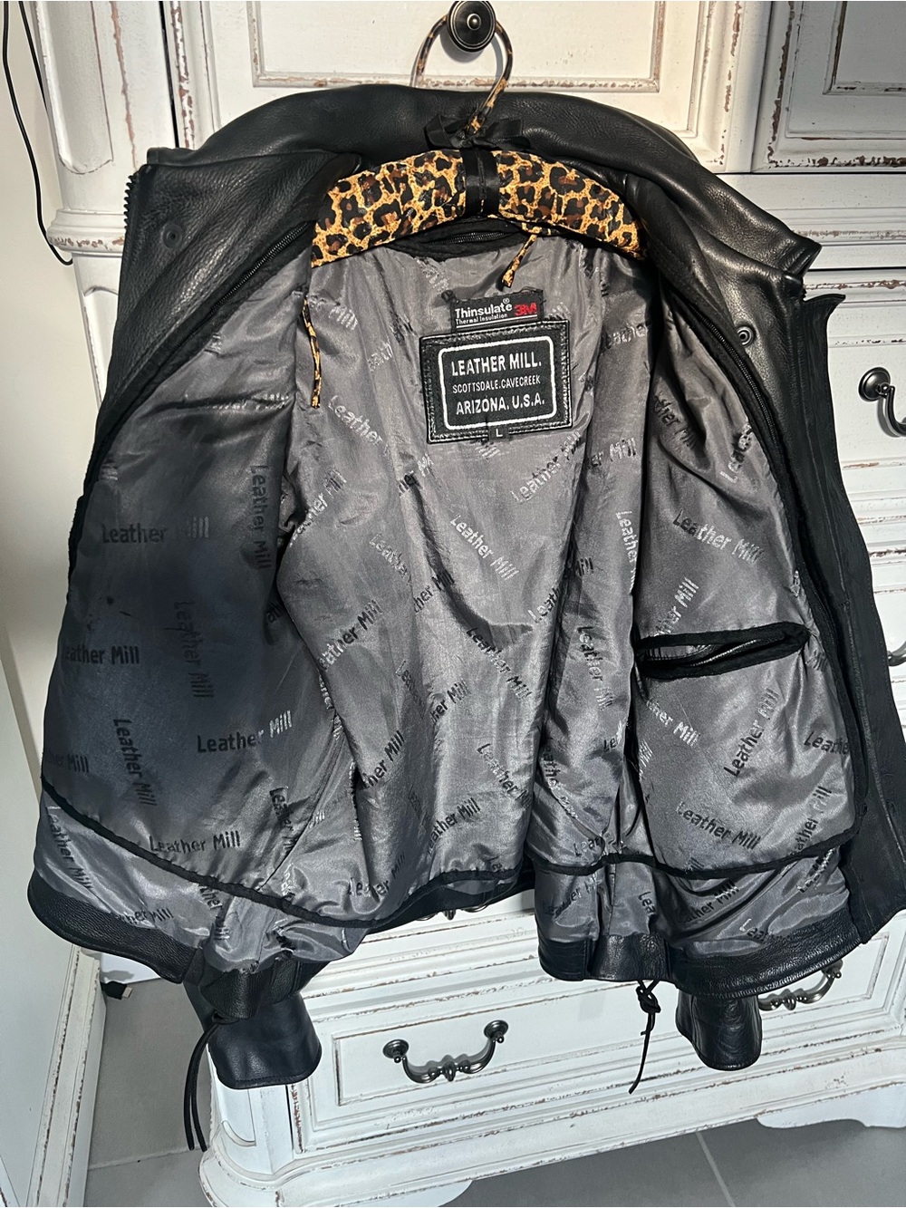 Leather Mill Arizona Matching Jacket & Chaps Set — Size L/M - Picture 16 of 16